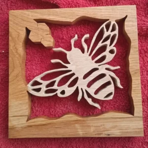 abeille sur cadre personnalisable à volonté