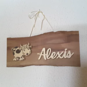 Pancarte pour porte de chambre enfants