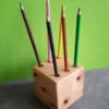 pot à crayon en forme de dé bureau enfant
