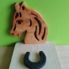 support tablette en bois modèle cheval