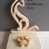 support tablette en bois modèle chat