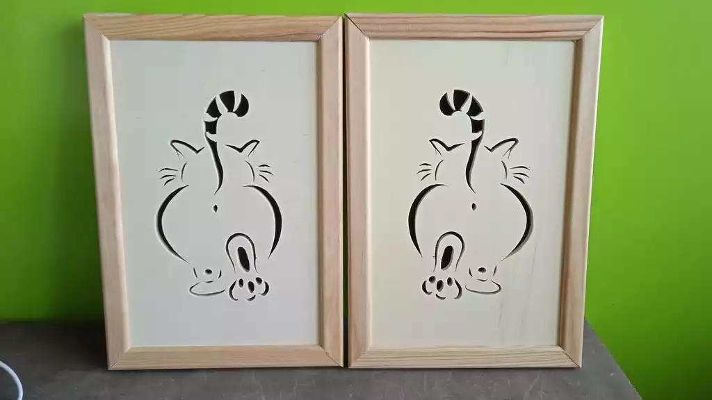 Tableaux Chantournés (loup, cheval, chat, âne) – Image 8